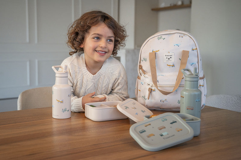 Kidzroom | Thermische drinkfles - Small Talk Vliegtuigen 350ml