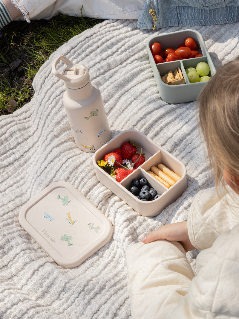 Kidzroom | Brooddoos Small Talk - Vliegtuigen