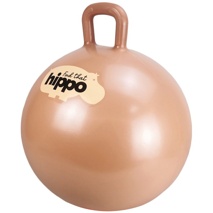 Find That Hippo | Springbal - Oranje - 45cm