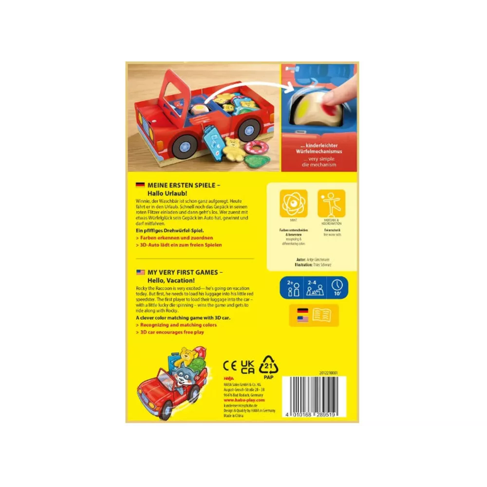 Haba | Mijn eerste spellen - Hello vacation (2+)