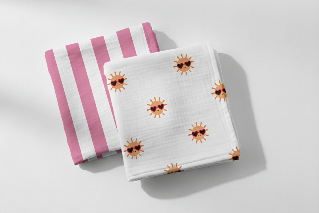 The Cotton Cloud | Tetradoeken Club Soleil 60x60cm - 2 stuks