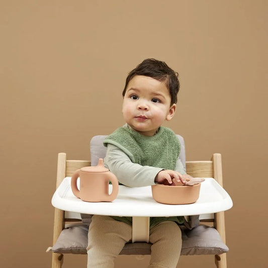 Meyco - Slab 3-pack Offwhite/Soft Green/Forest Green