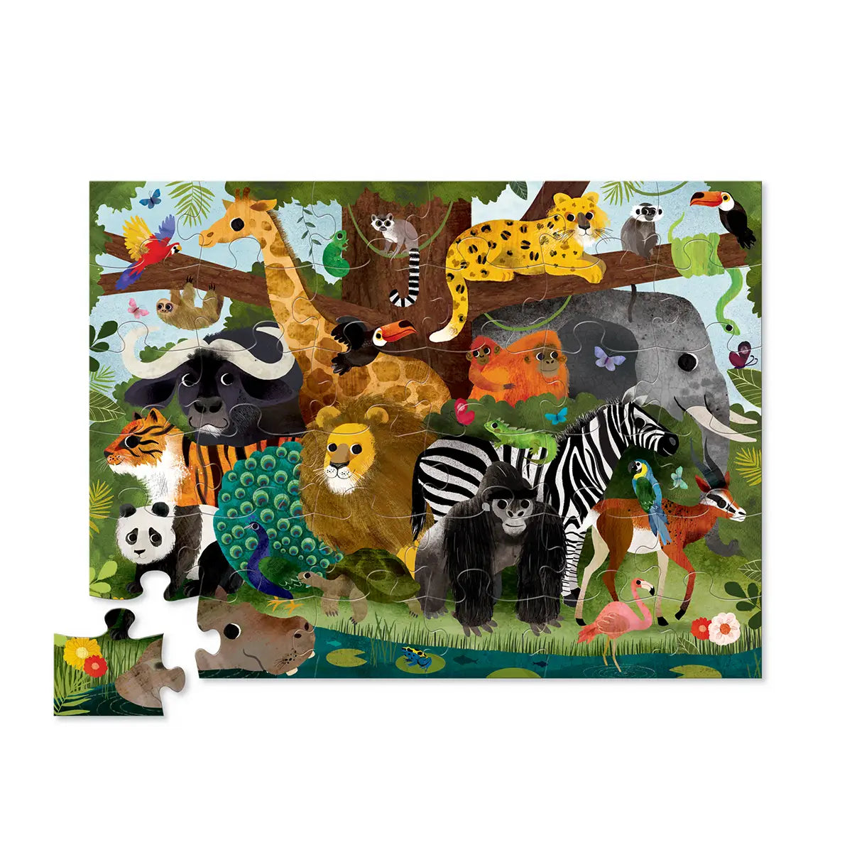 Crocodile Creek | Puzzel 36st - Jungle Friends