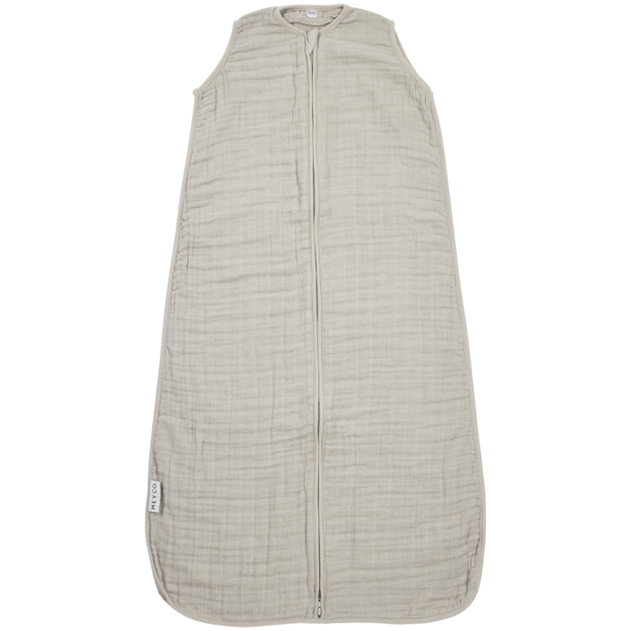 Slaapzak ongevoerd pre-washed hydrofiel Greige TOG 0.5 - 90-110cm