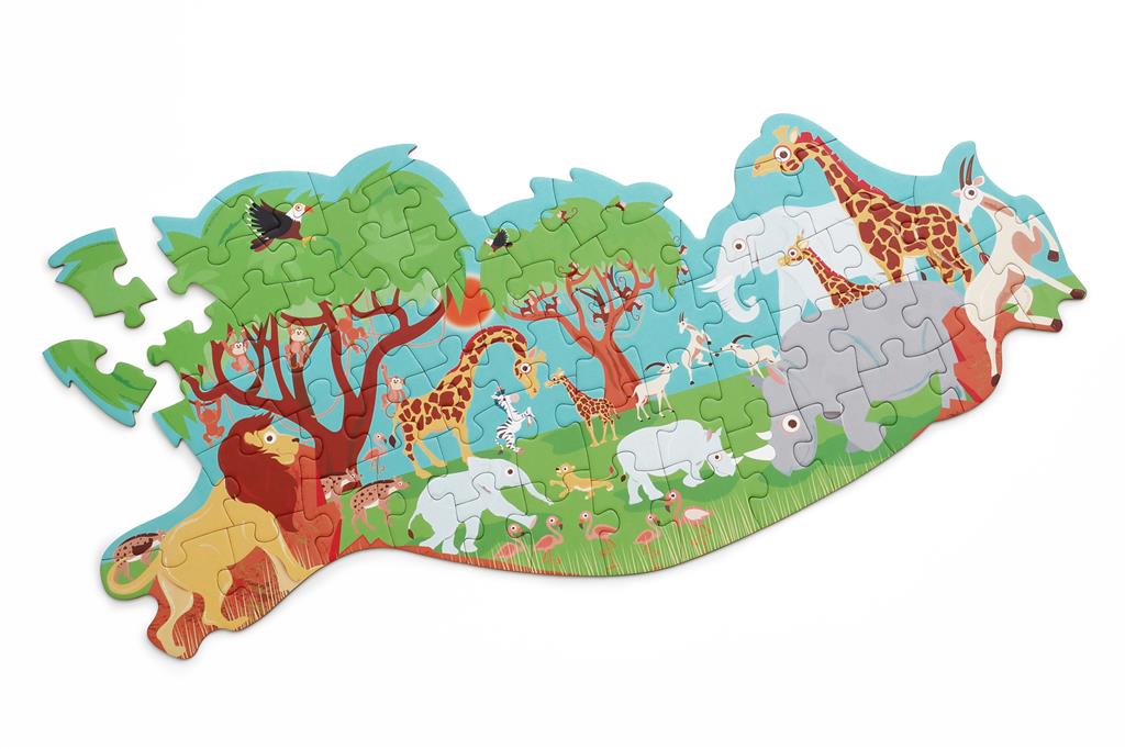 Scratch | Puzzel Safari (4+) 60 stukken