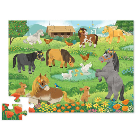 Crocodile Creek | Puzzel 36st - Pretty Ponnies