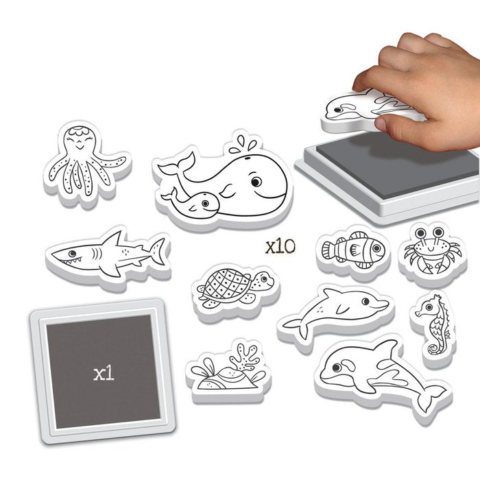 Créa Lign | Stempels 'Oceaan' 10 stuks