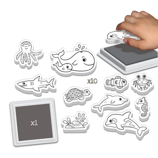 Créa Lign | Stempels 'Oceaan' 10 stuks