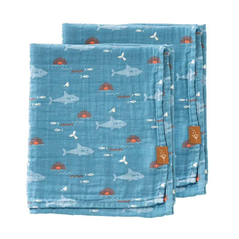 Fresk Hydrofiele Doek 70x60cm - 2 stuks | Shark