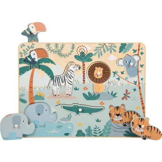 Small Foot | Houten puzzel 'Safari'
