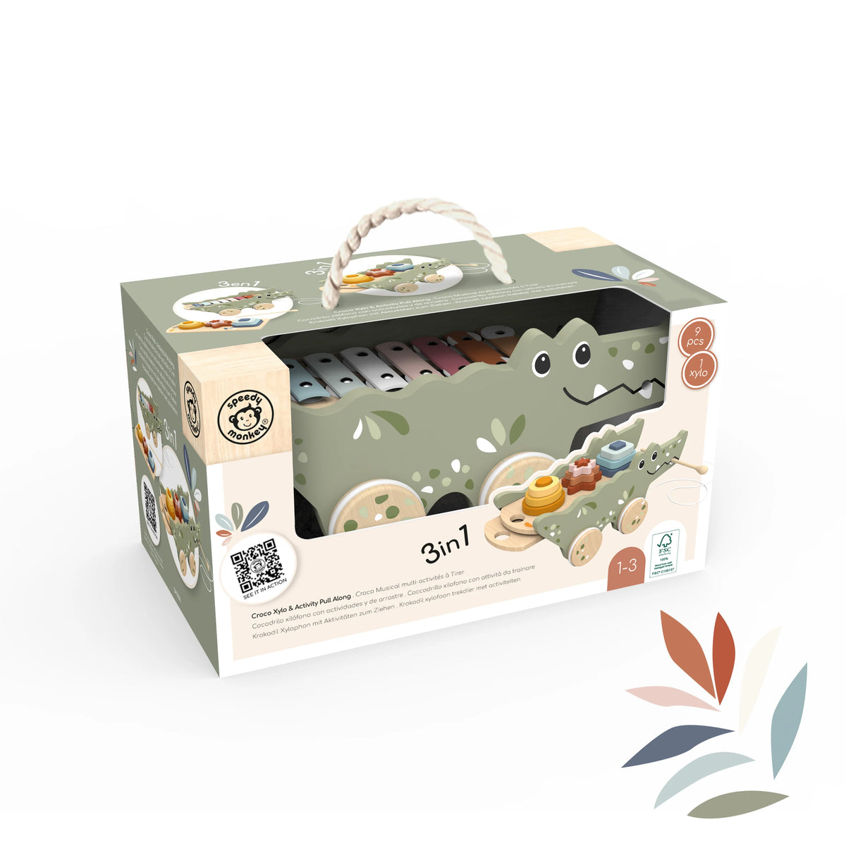 Speedy Monkey | Pull Along Crocodile