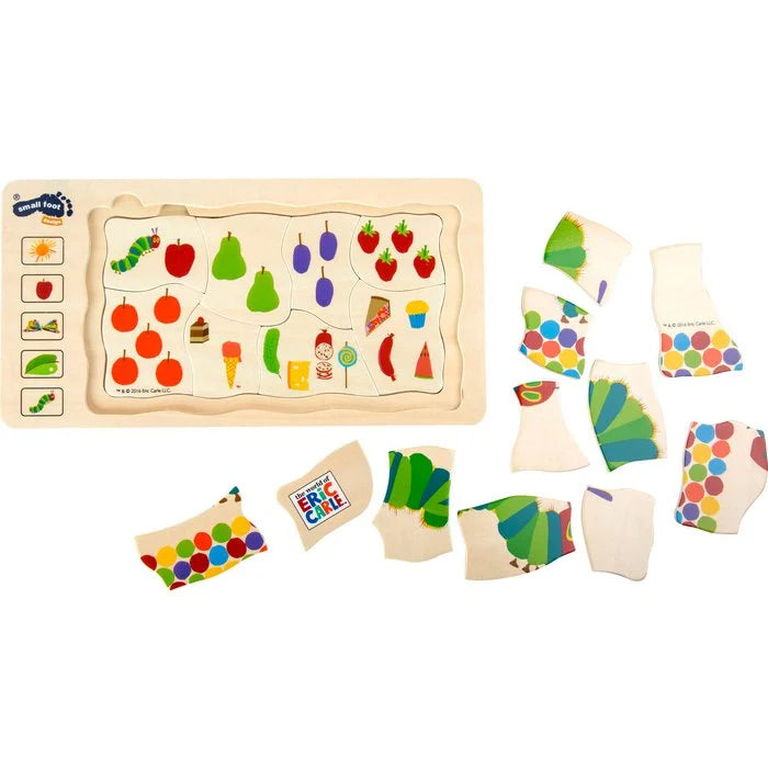 Small Foot - Rupsje nooit genoeg puzzel - 4 lagen