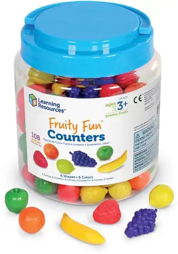 Learning Resources - Fruity Fun™ sorteerfiguren (set 108 stuks)