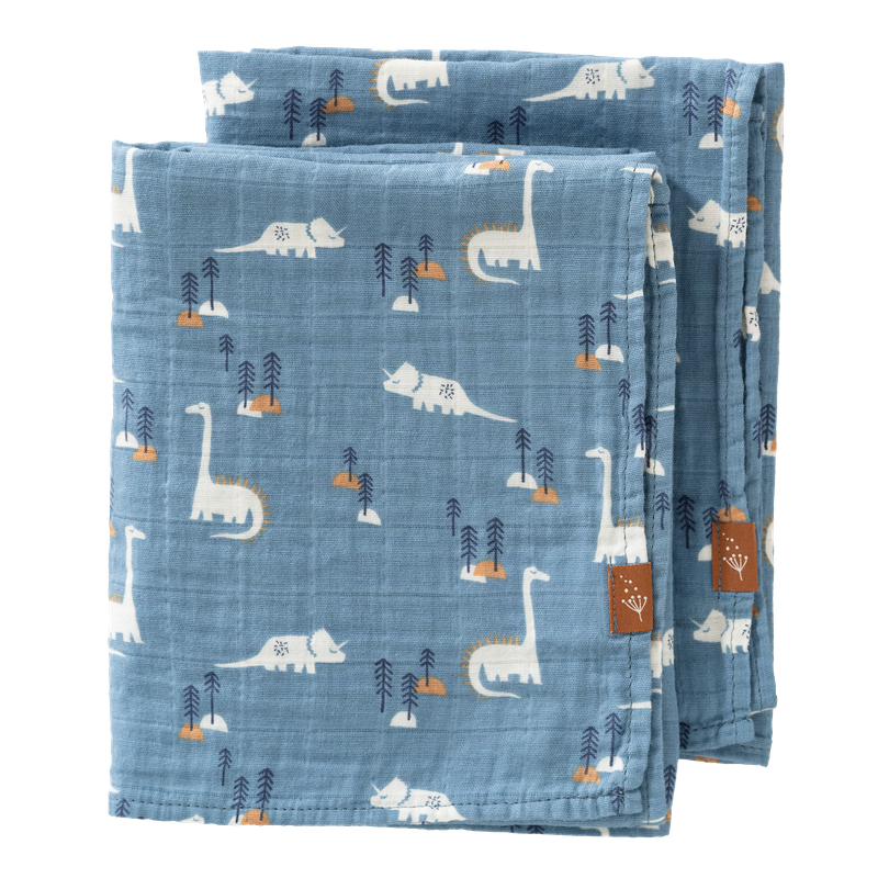 Fresk Hydrofiele Doek 70x60cm - 2stuks | Dino