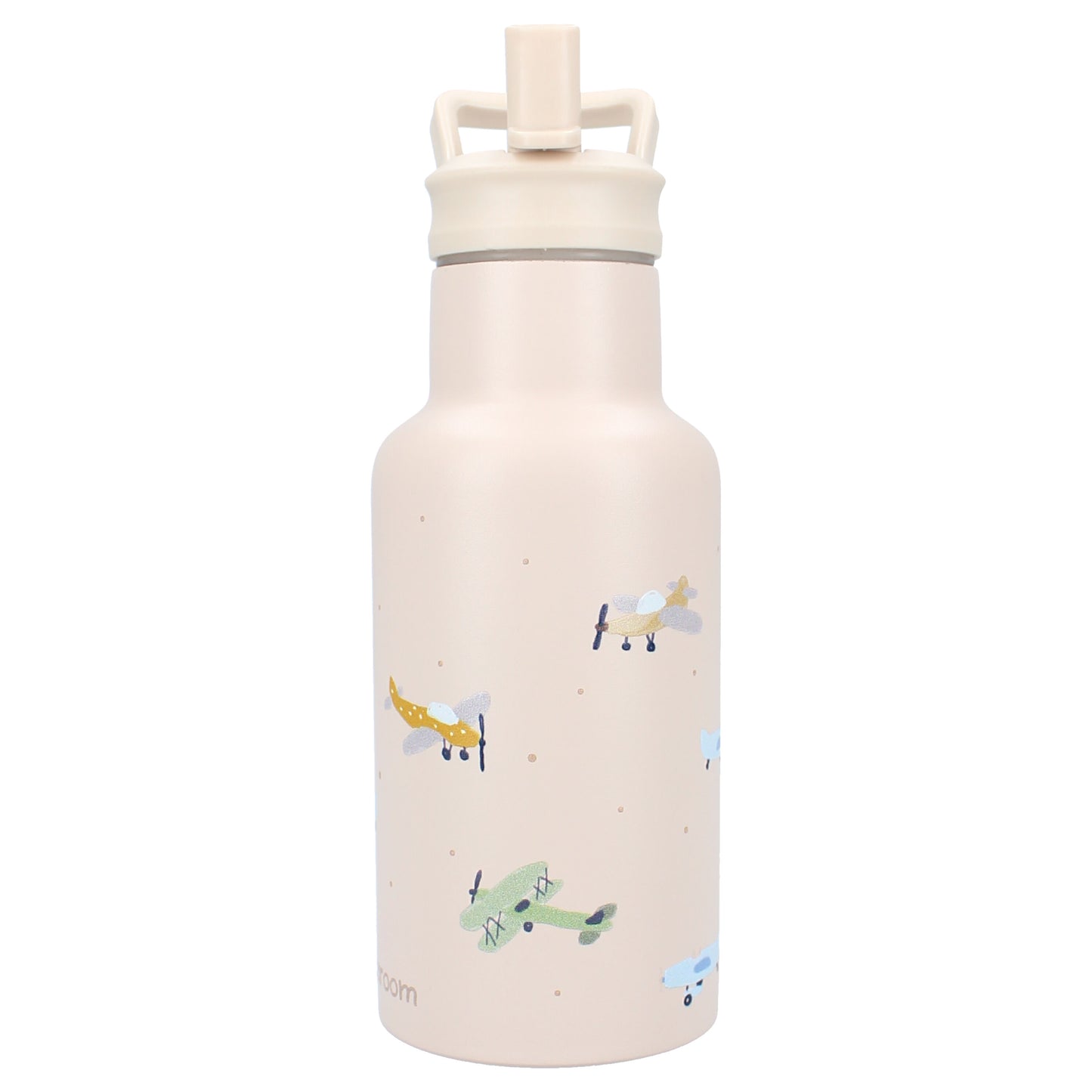 Kidzroom | Thermische drinkfles - Small Talk Vliegtuigen 350ml