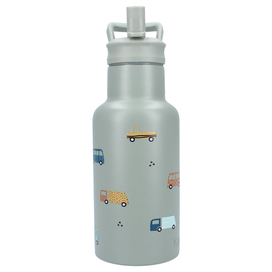 Kidzroom | Thermische drinkfles - Sweet Cuddles Auto's 350ml