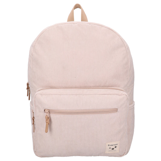 Kidzroom | Luierrugzak Beige ribstof