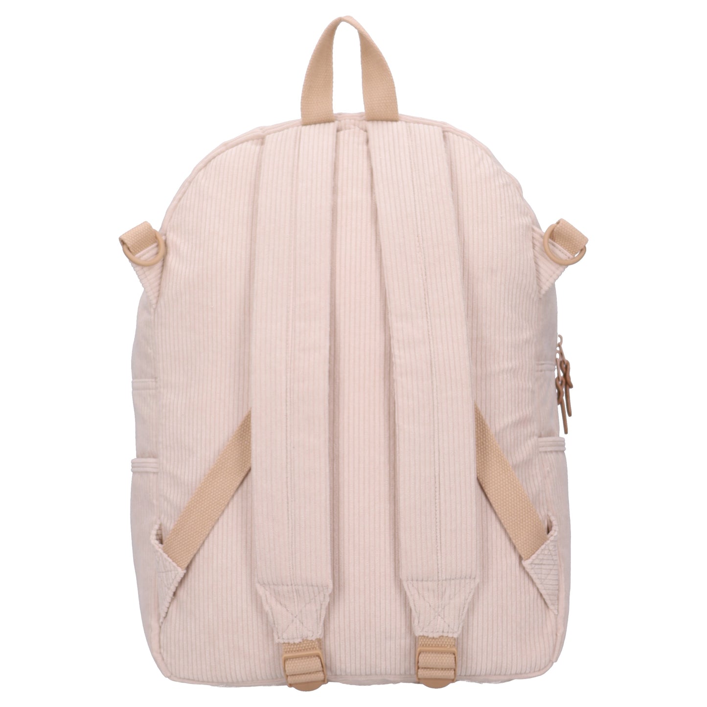 Kidzroom | Luierrugzak Beige ribstof