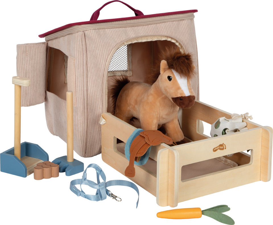 Small Foot | Speelset Paardje in stal