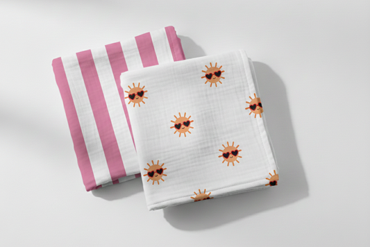 The Cotton Cloud | Tetradoeken Club Soleil 60x60cm - 2 stuks