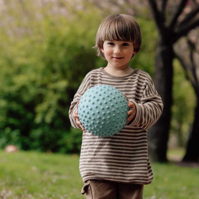 Find That Hippo | Sensorische Bal 22cm- Petrol blauw