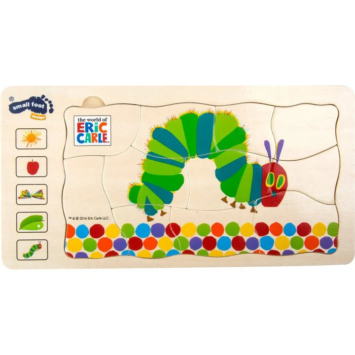 Small Foot - Rupsje nooit genoeg puzzel - 4 lagen