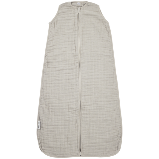 Slaapzak ongevoerd pre-washed hydrofiel Greige TOG 0.5 - 90-110cm