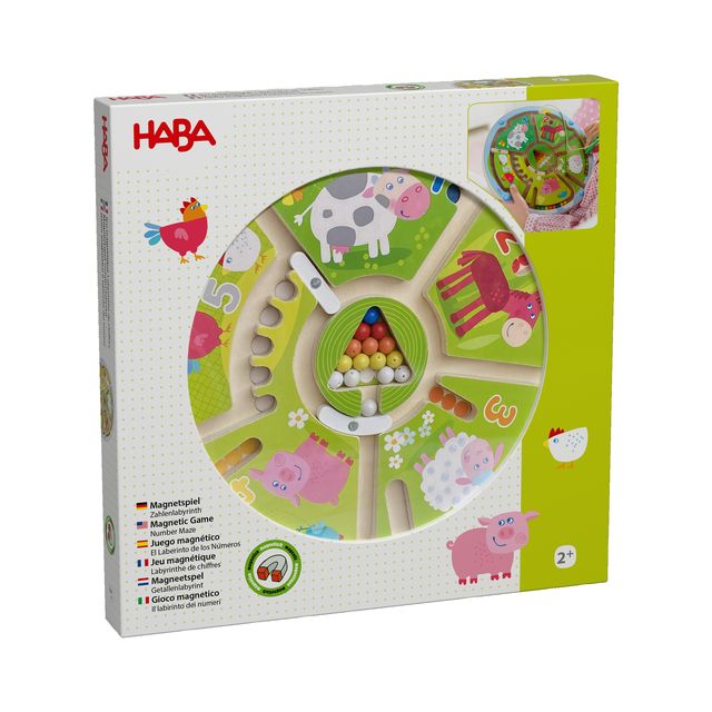 Haba | Magneetspel getallenlabyrint (2+)