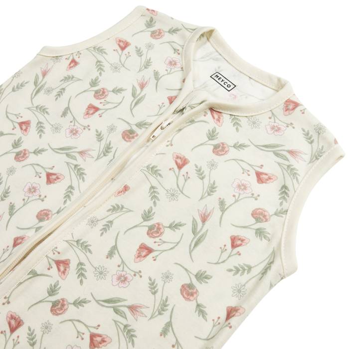 Meyco | Slaapzak ongevoerd jersey Flower Multicolour TOG 0.3 - 60-70-90-110cm