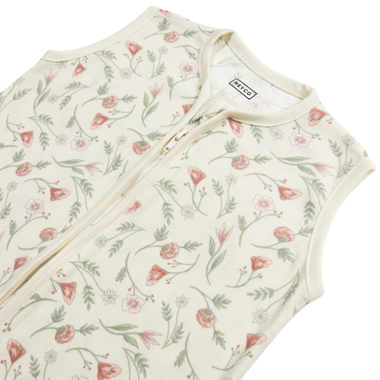 Meyco | Slaapzak ongevoerd jersey Flower Multicolour TOG 0.3 - 60-70-90-110cm