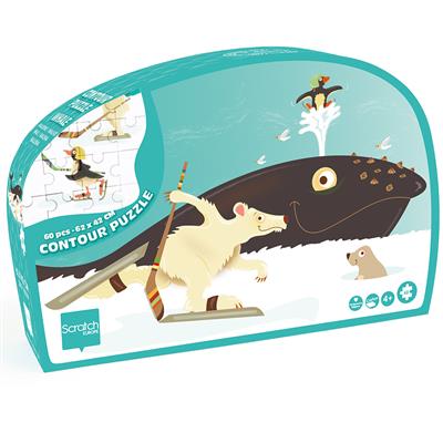 Scratch | Puzzel Walvis (4+) 60 stukken