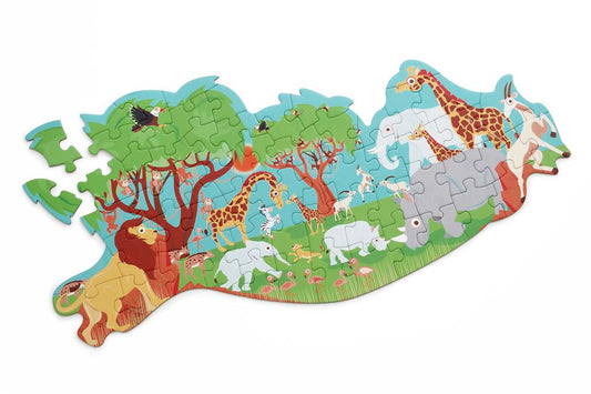 Scratch | Puzzel Safari (4+) 60 stukken