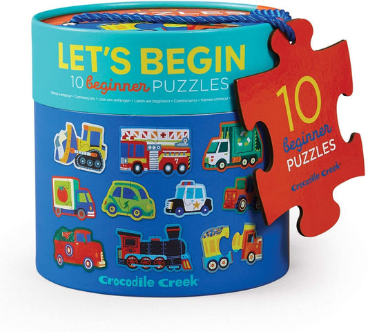 Crocodile Creek | Puzzel Let's Begin 10 puzzels van 2 stukken