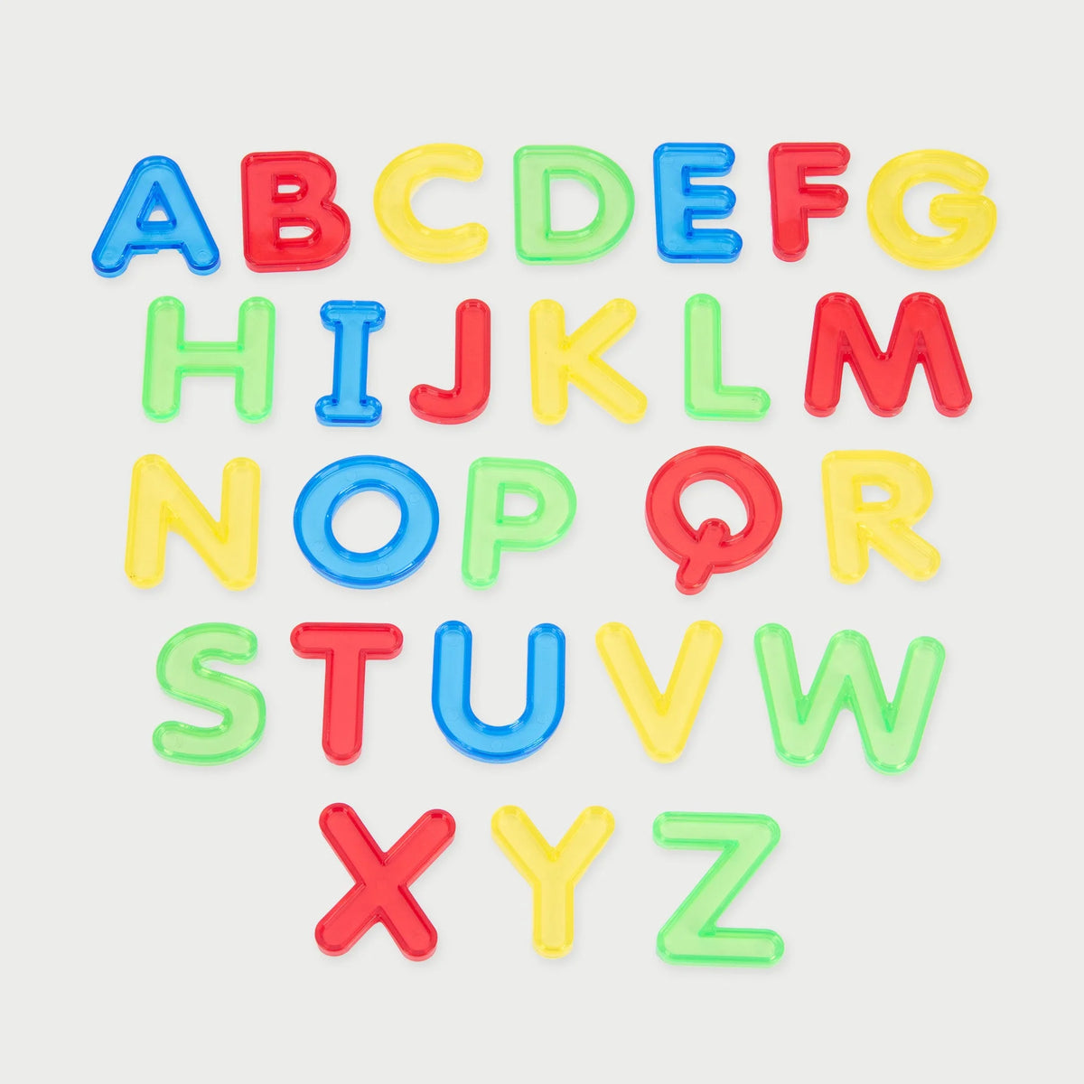 Tickit | Doorschijnende Letters Hoofdletters