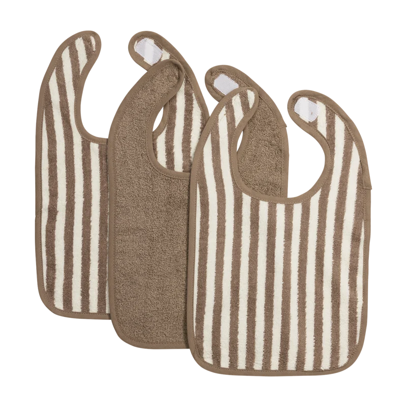 Meyco | Slab badstof Stripe Taupe (3stuks)