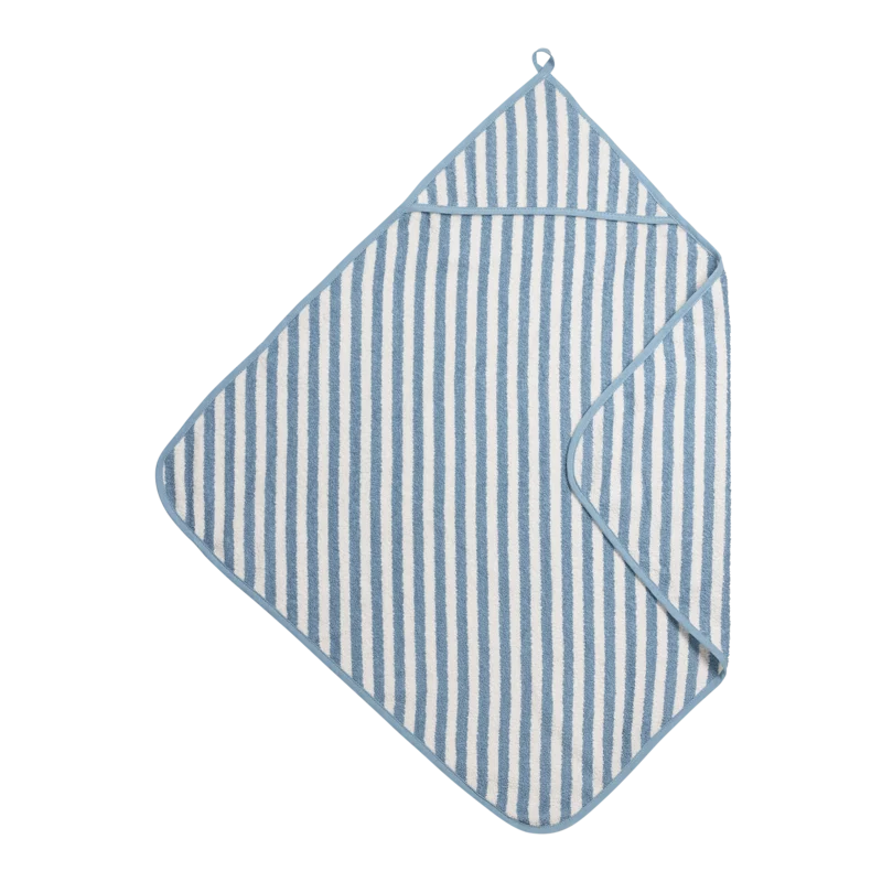 Meyco | Badcape badstof jacquard - Jeans Blue