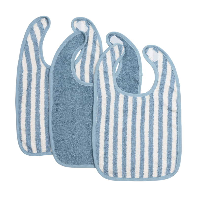 Meyco | Slab badstof Stripe Jeans Blue (3stuks)
