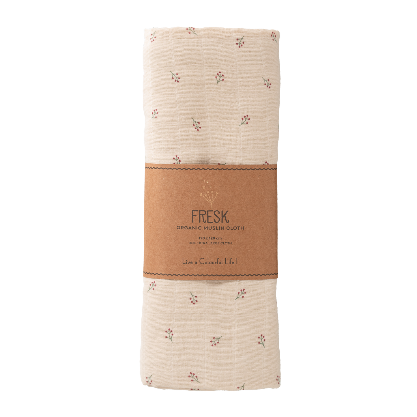 Fresk Hydrofiele Doek 120x120cm | Berries