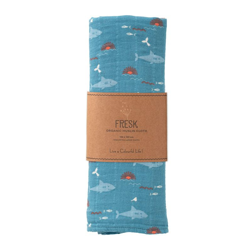 Fresk Hydrofiele Doek 120x120cm | Shark