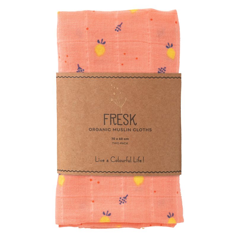 Fresk Hydrofiele Doek 70x60cm - 2 stuks | Summer Fruit