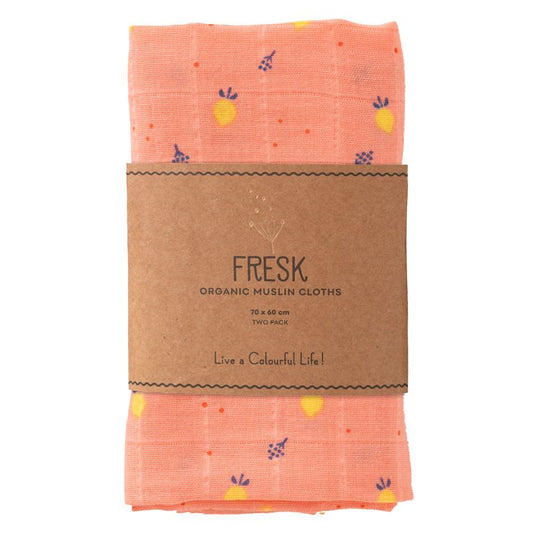 Fresk Hydrofiele Doek 70x60cm - 2 stuks | Summer Fruit