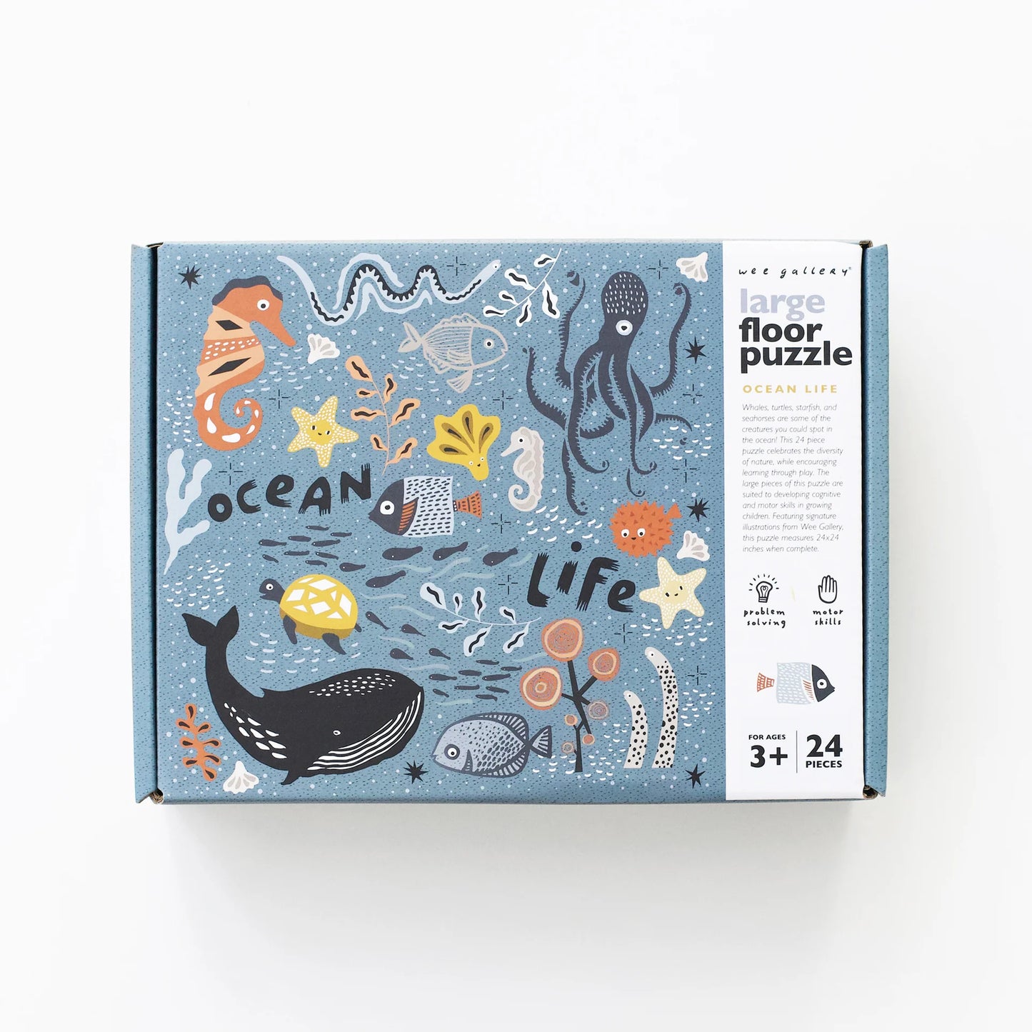 Wee Gallery | Large Vloer Puzzel 24 stuks - Ocean Life