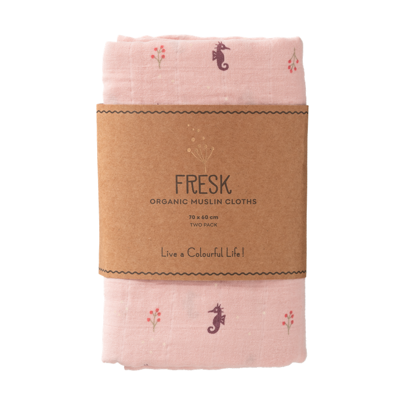 Fresk Hydrofiele Doek 70x60cm - 2stuks | Seahorse