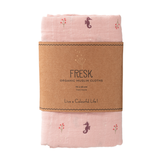 Fresk Hydrofiele Doek 70x60cm - 2stuks | Seahorse