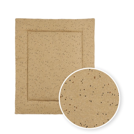 Meyco | Boxkleed Rib Mini spot Toffee  80x100cm