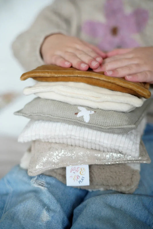 Pit & Play| Naturel Spark Pittenzakjes Set 6