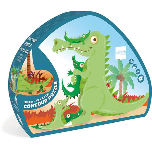 Scratch Europe | Puzzel 'Krokodil' 3+ 36 stukken