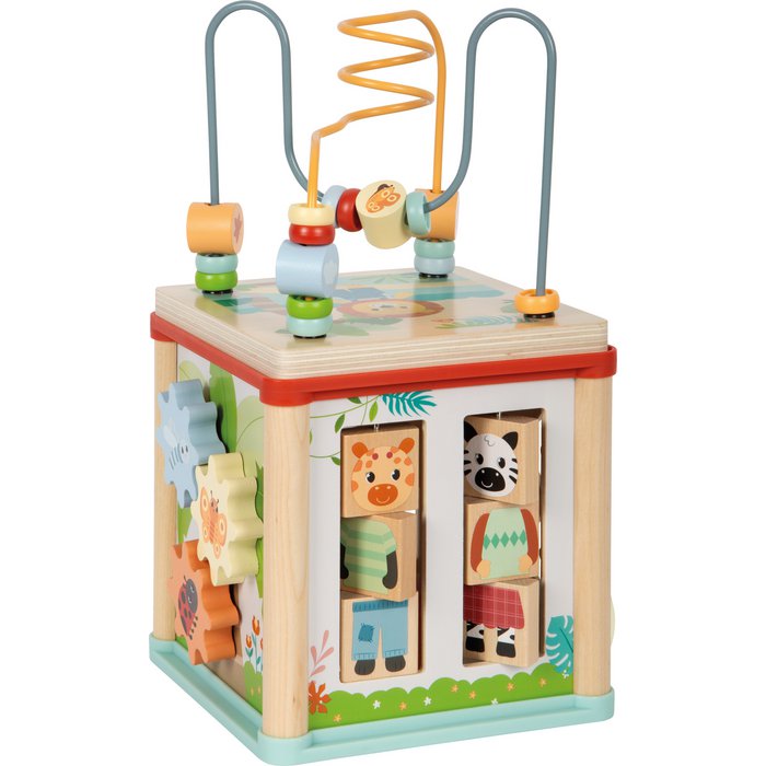 Small Foot | Houten activiteitenspiraal 'Jungle Friends'