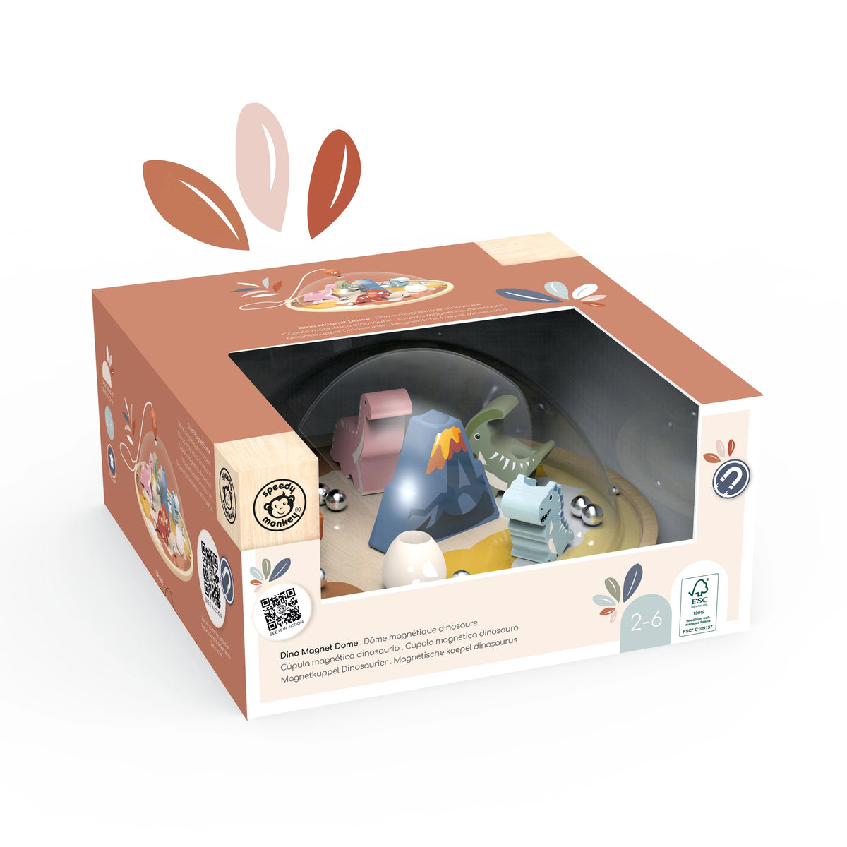 Speedy Monkey | Magnetische koepel Dino