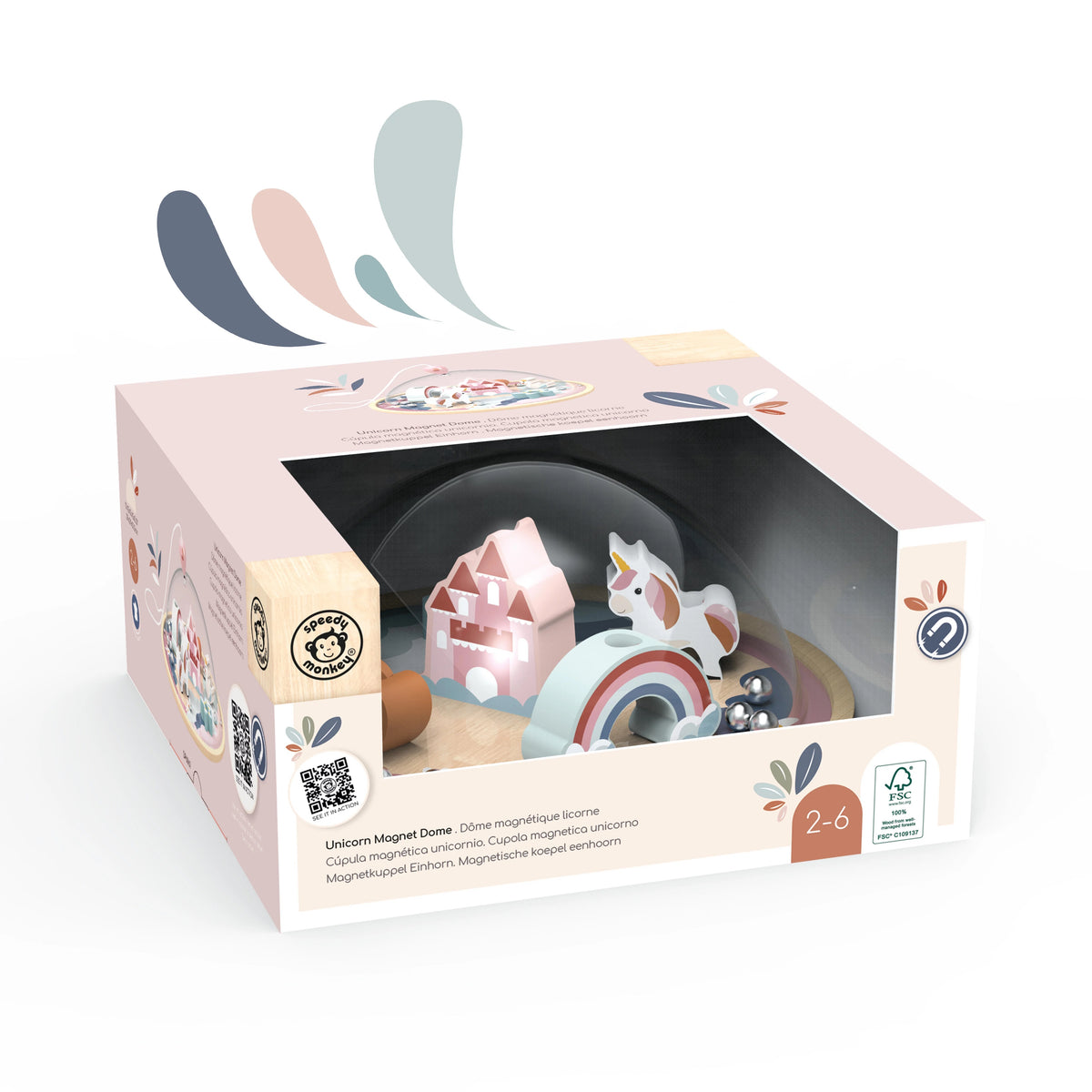 Speedy Monkey | Magnetische koepel Eenhoorn